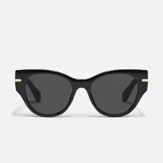 Quay Chit Chat Pebble Tort/Kahverengi Siyah/Duman